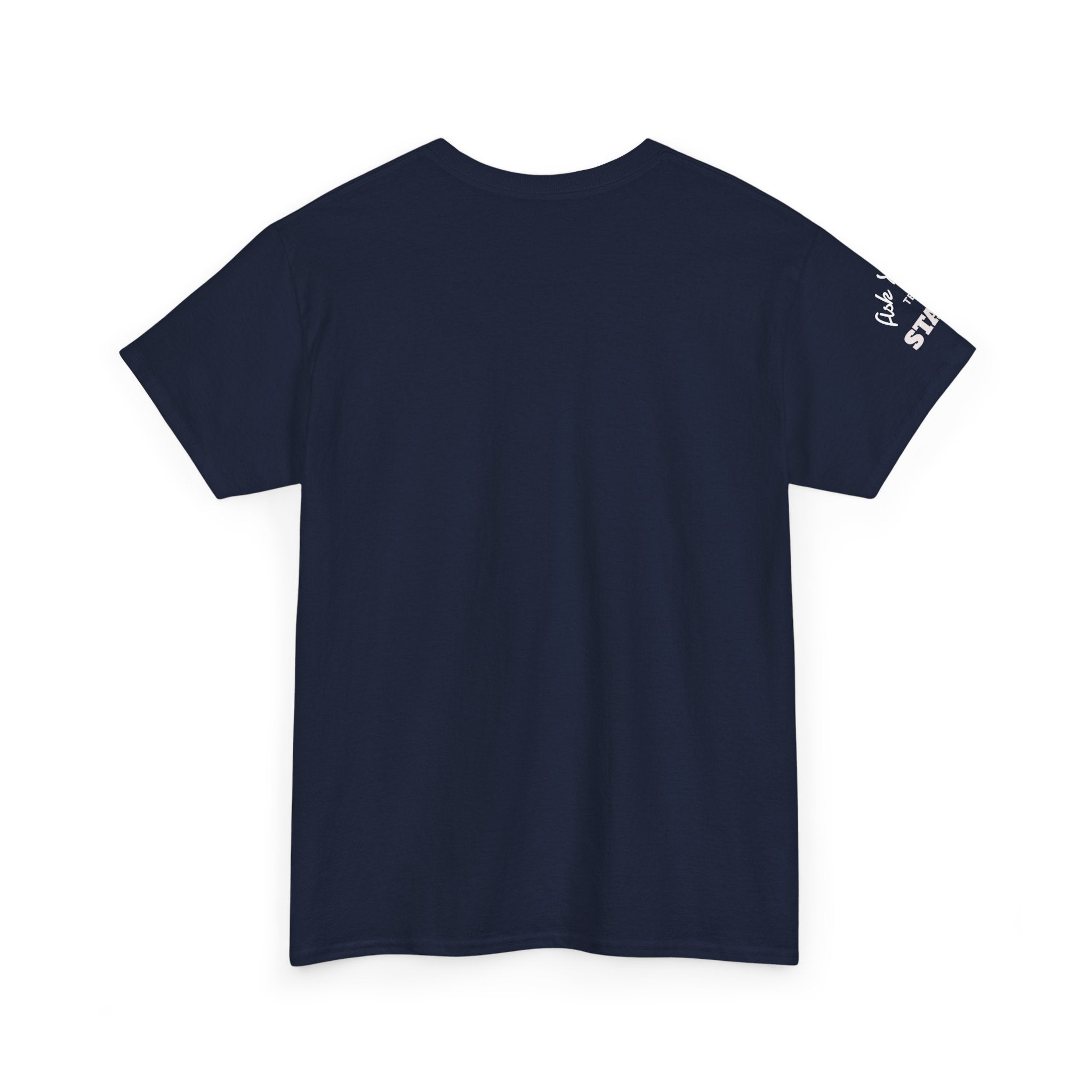YOUR LOGO Promotions T-Shirt — Double Imprint Tee for staff or customers