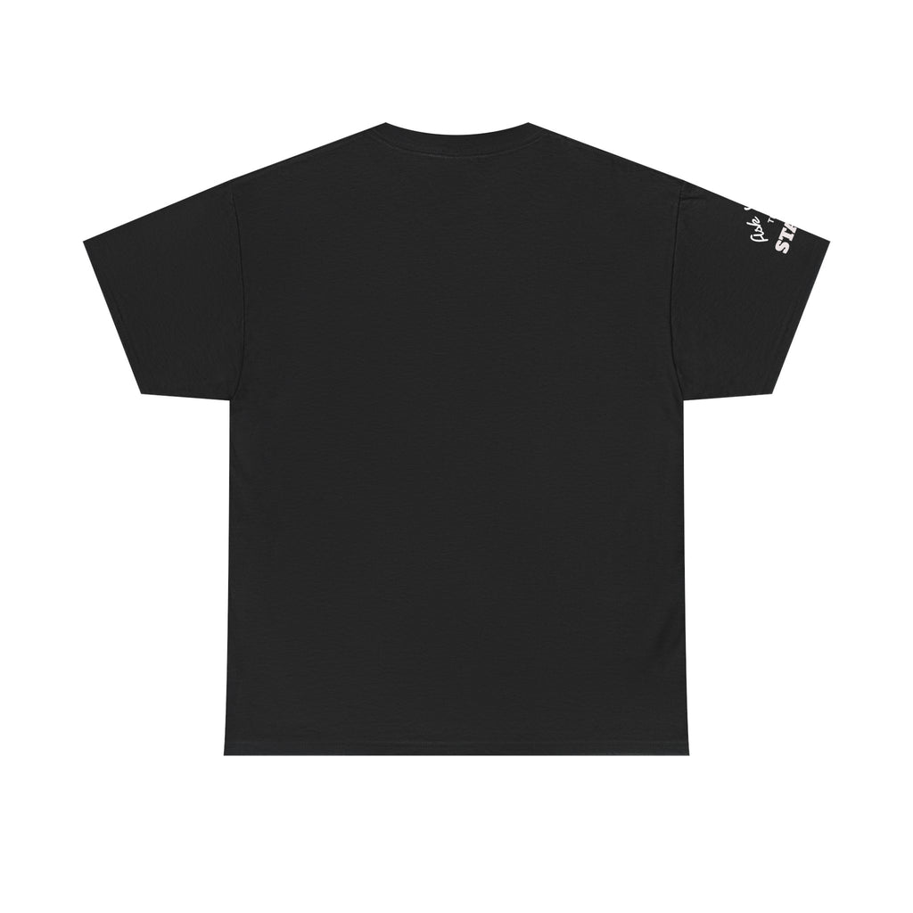 YOUR LOGO Promotions T-Shirt — Double Imprint Tee for staff or customers