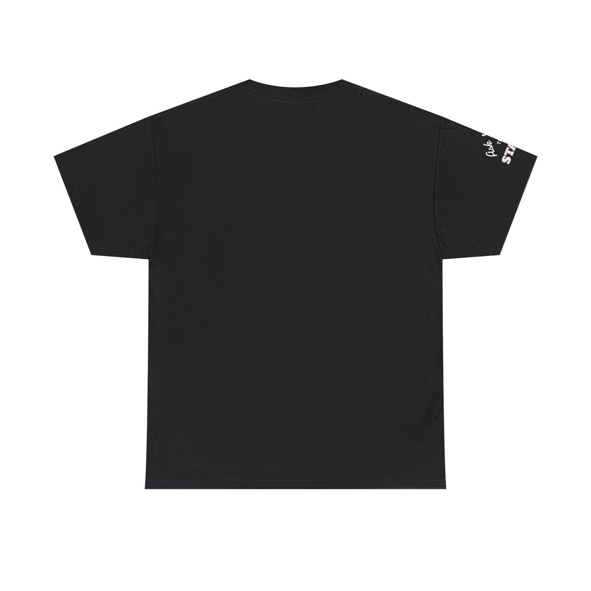 YOUR LOGO Promotions T-Shirt — Double Imprint Tee for staff or customers