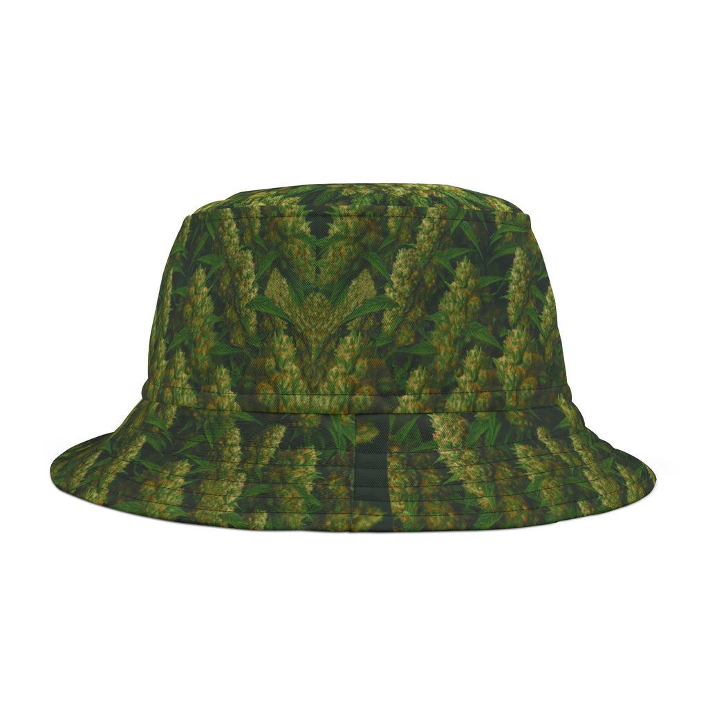 "Field of Dreams" Bucket Hat —Blooming Marijuana Plant Print