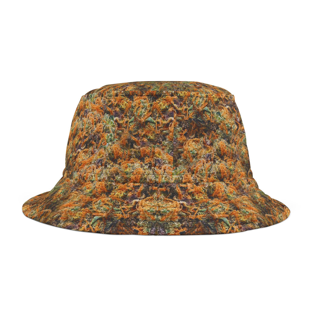 "Orange-A-Tang" Canna Zoom Frost Bucket Hat — 'If Ya Know' Hairy DL Design