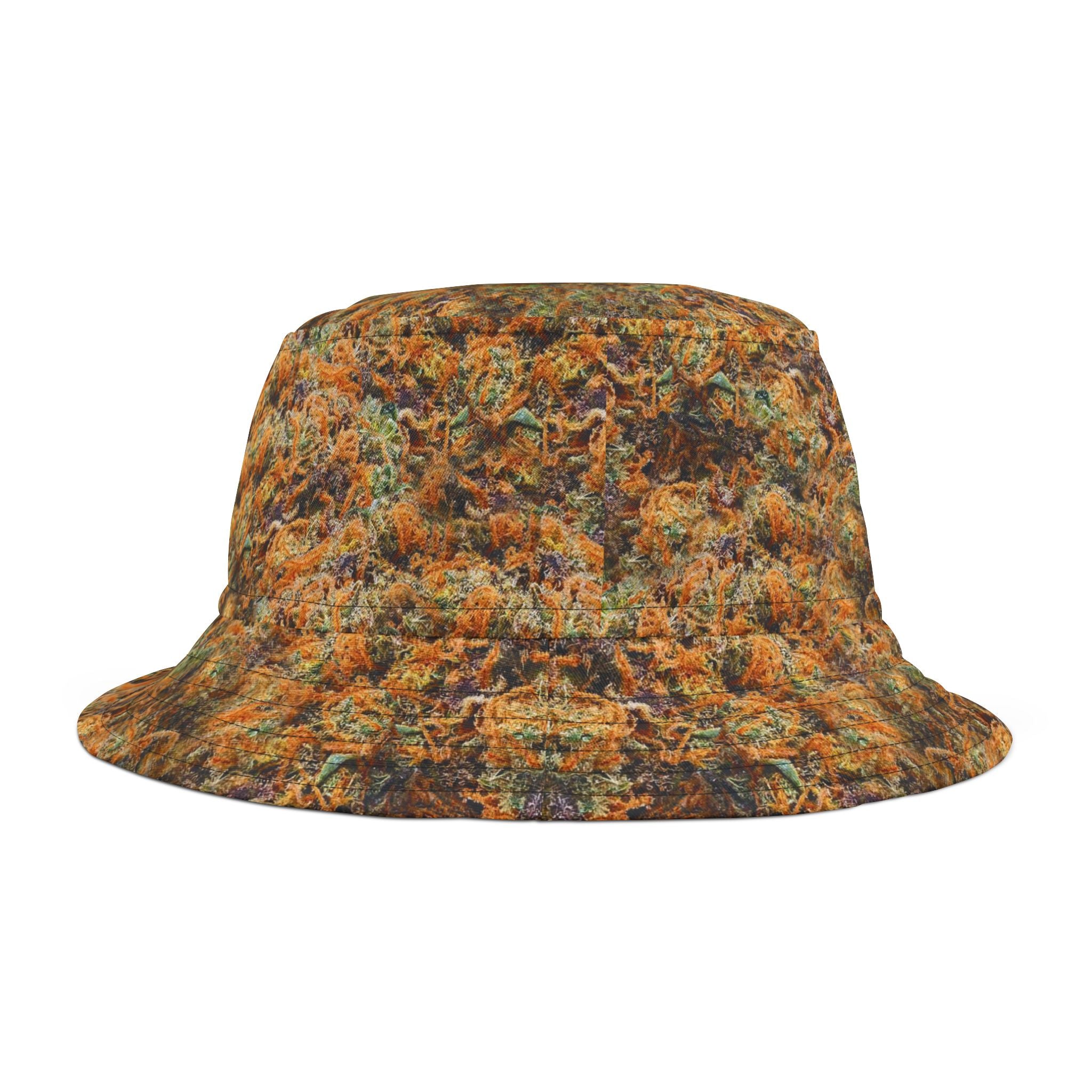 "Orange-A-Tang" Canna Zoom Frost Bucket Hat — 'If Ya Know' Hairy DL Design