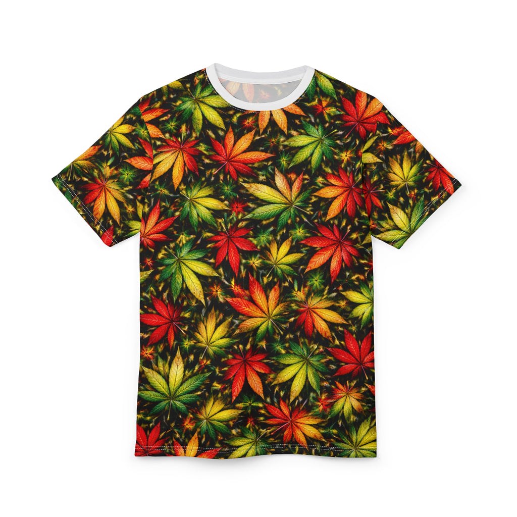 "Yes Rasta" Canna Leaf All-Over Print Tee - Xpress Design