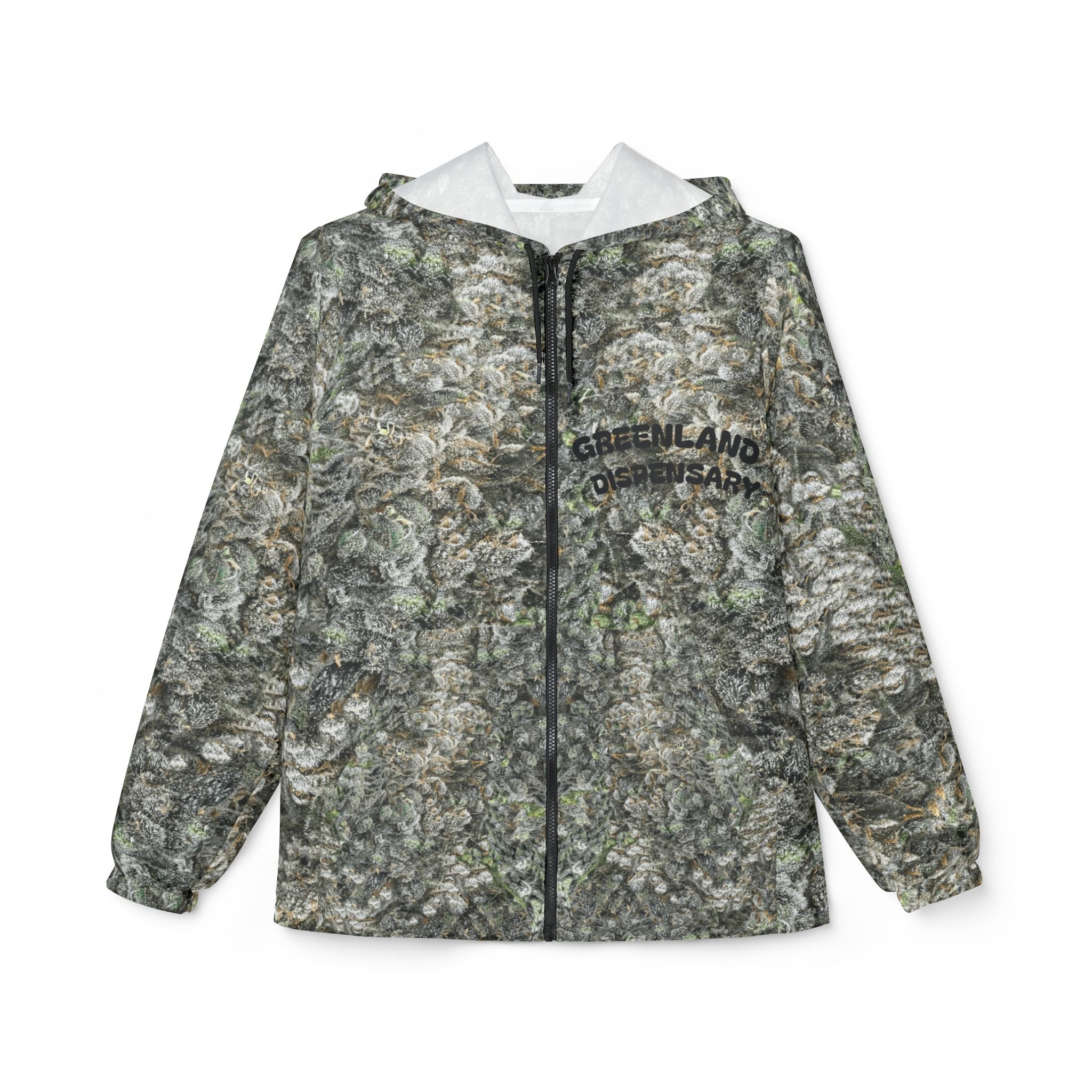 'Jakt Frost' Canna Zoom Frost Zip Windbreaker Jacket — "If Ya Know" DL Design