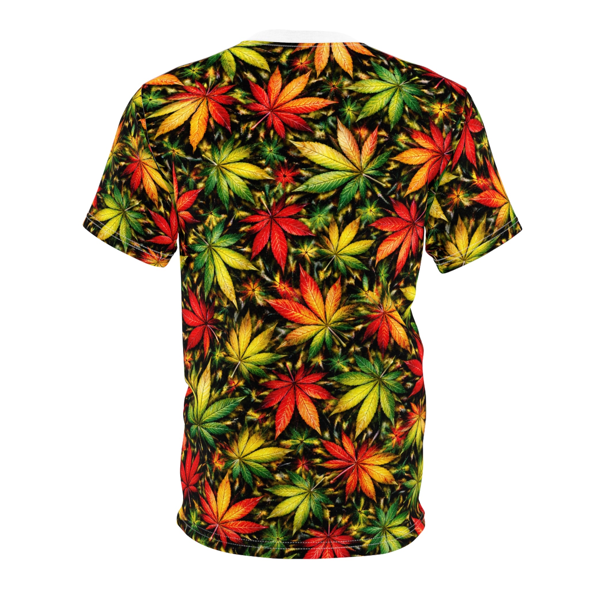 "Yes Rasta" Canna Leaf All-Over Print Tee - Xpress Design