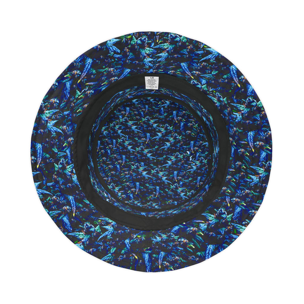 "Bahloo" Canna Camo Bucket Hat — Subtle 'If Ya Know'  DL Leaf Design