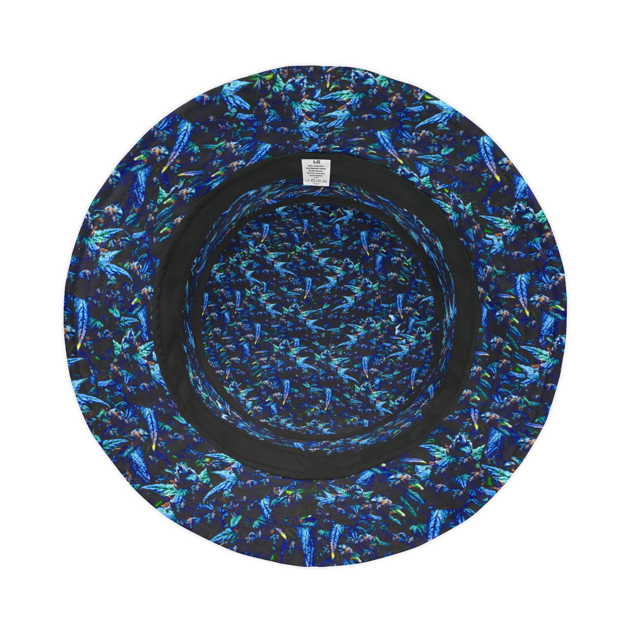 "Bahloo" Canna Camo Bucket Hat — Subtle 'If Ya Know'  DL Leaf Design