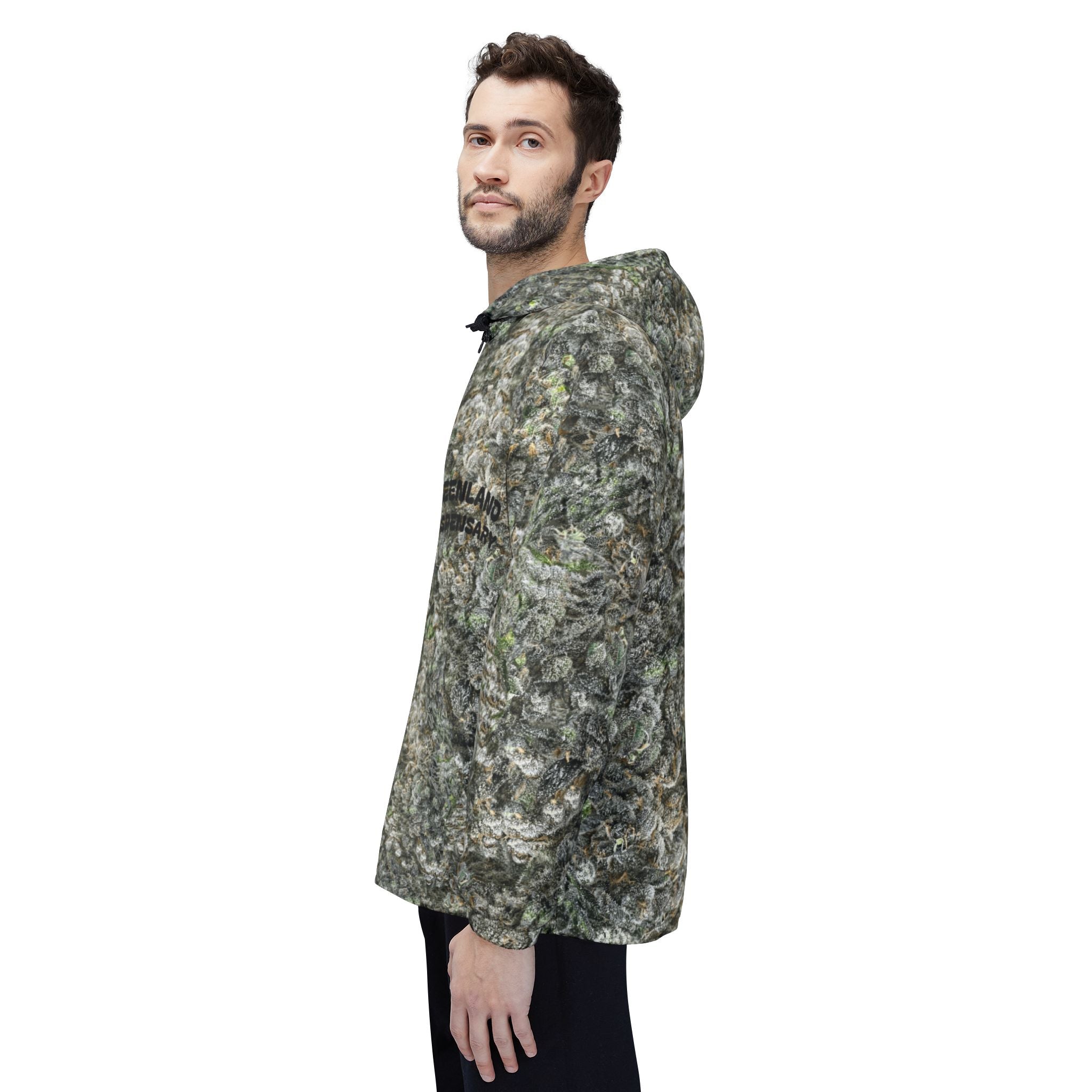 'Jakt Frost' Canna Zoom Frost Zip Windbreaker Jacket — "If Ya Know" DL Design