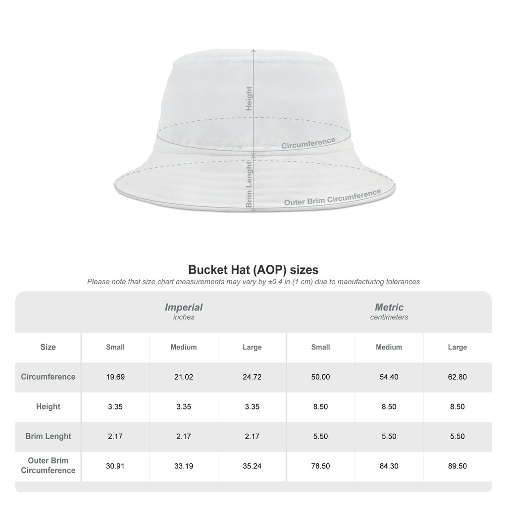 "Canna Camo" Bucket Hat — Subtle 'If Ya Know' Brown Leaf Design