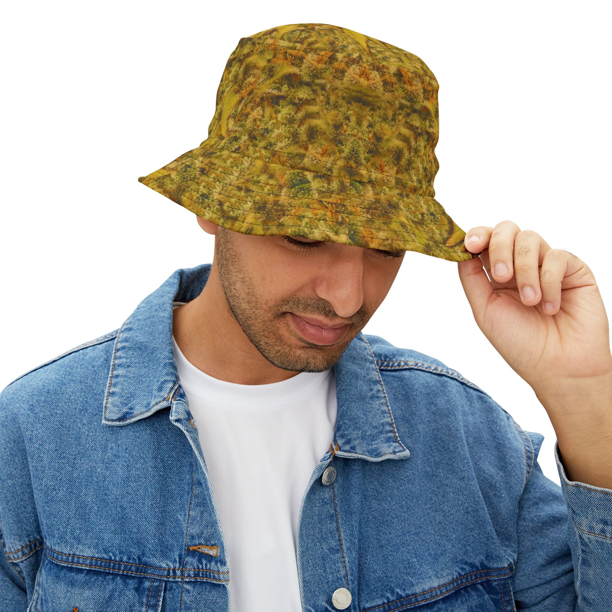 "Yellow Yo" Canna Zoom Frost Bucket Hat — 'If Ya Know'  Design