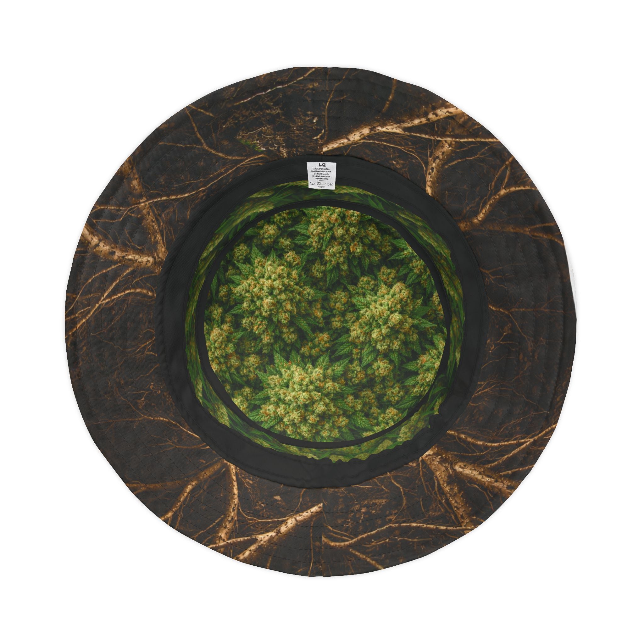 "Field of Dreams" Bucket Hat —Blooming Marijuana Plant Print