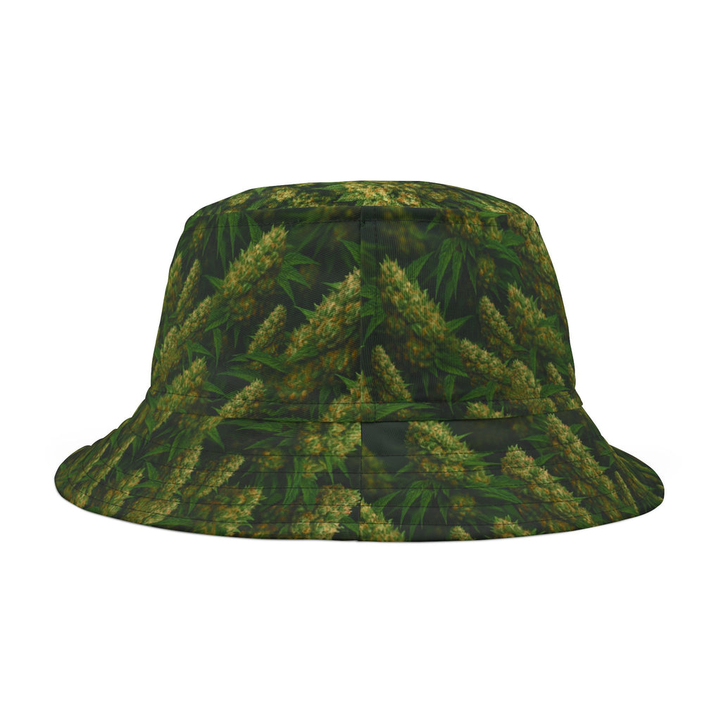 "Field of Dreams" Bucket Hat —Blooming Marijuana Plant Print
