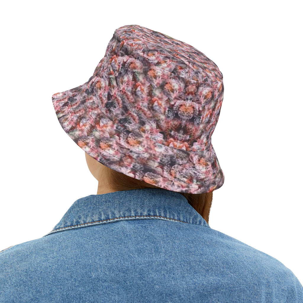 "Think Pink" Canna Zoom Frost Bucket Hat — 'If Ya Know" DL Design
