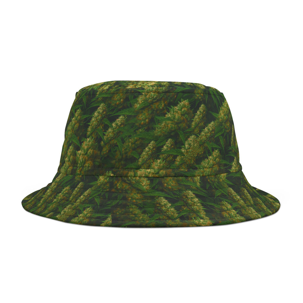 "Field of Dreams" Bucket Hat —Blooming Marijuana Plant Print