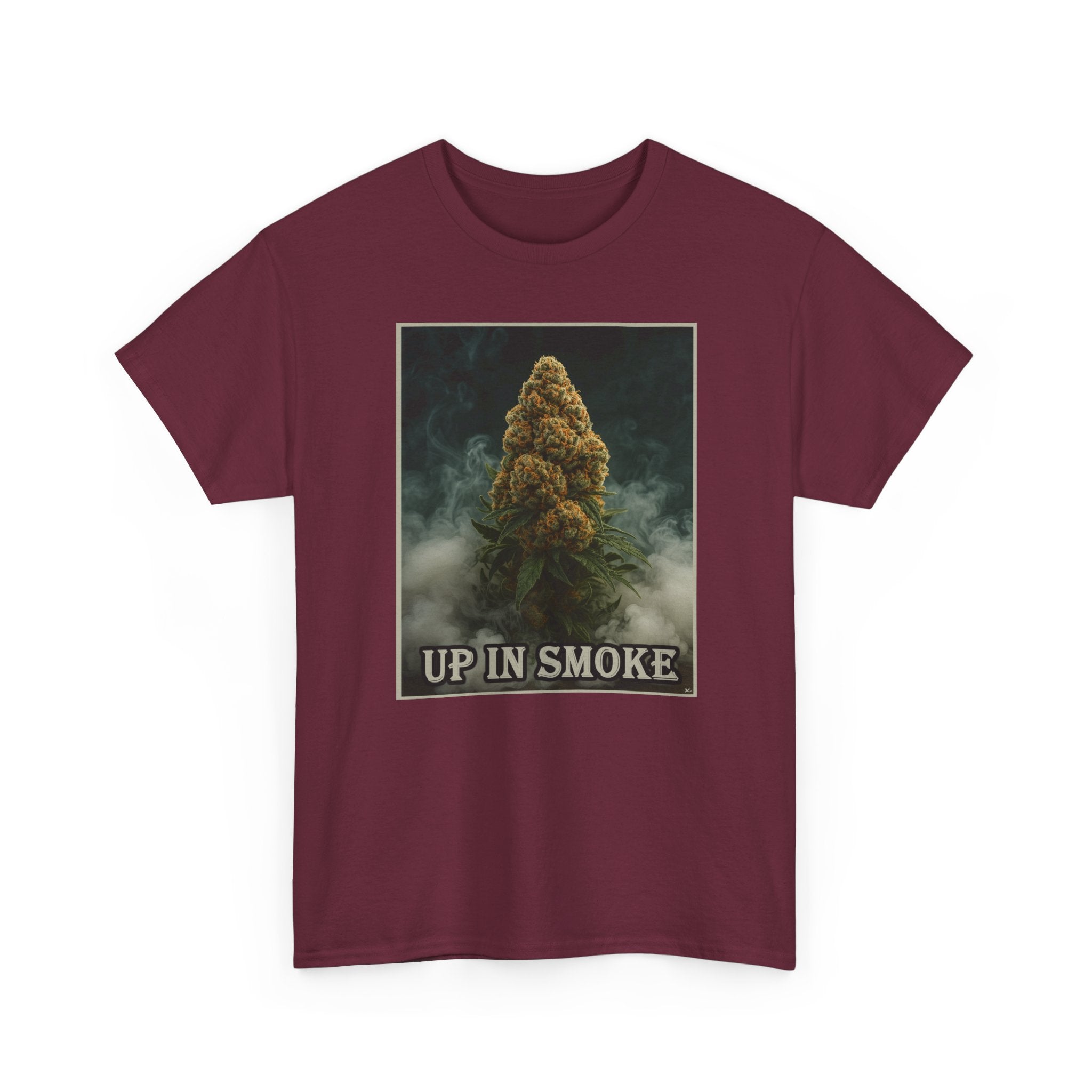 "Up In Smoke" Monster Red Haired Cannabis Tree — Xpress Design Tee