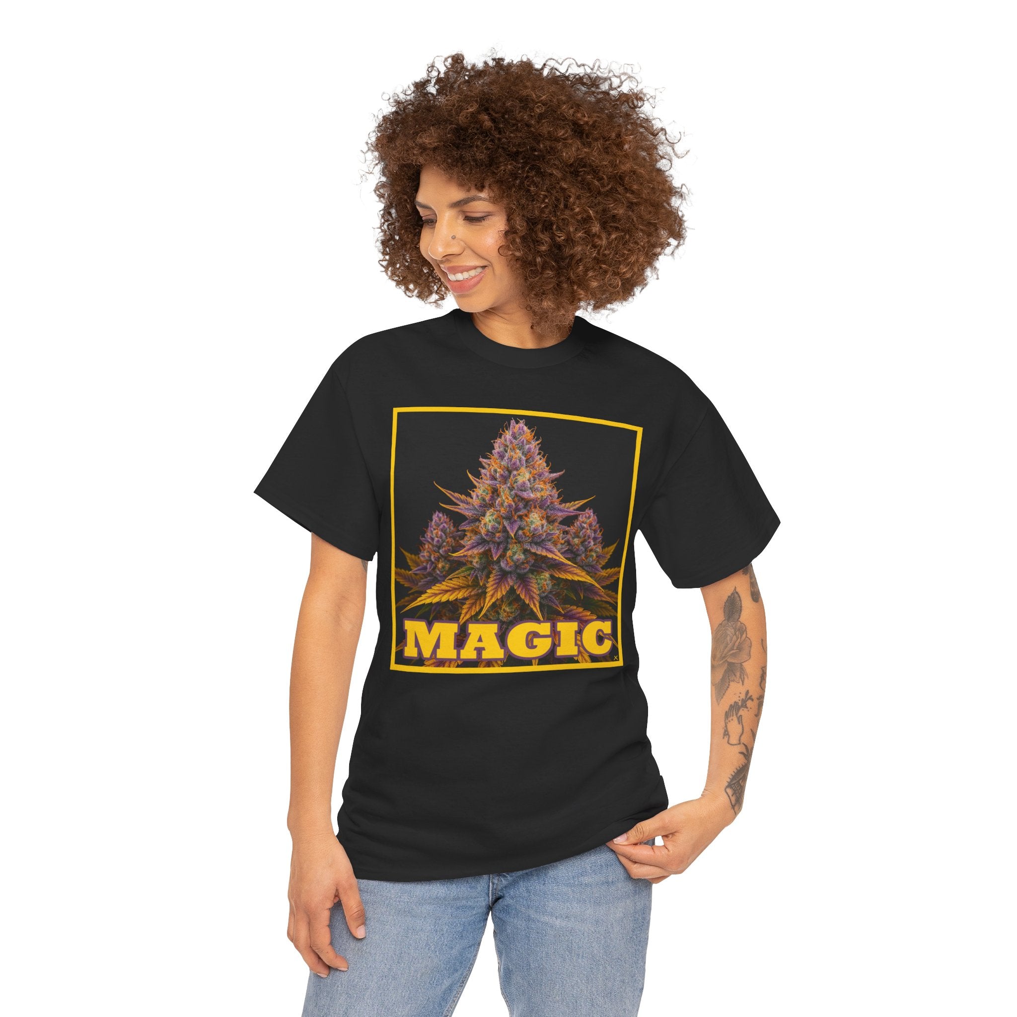 'Magic' Purple Crystal Covered Loud Cannabis Bud — Xpress Design Tee