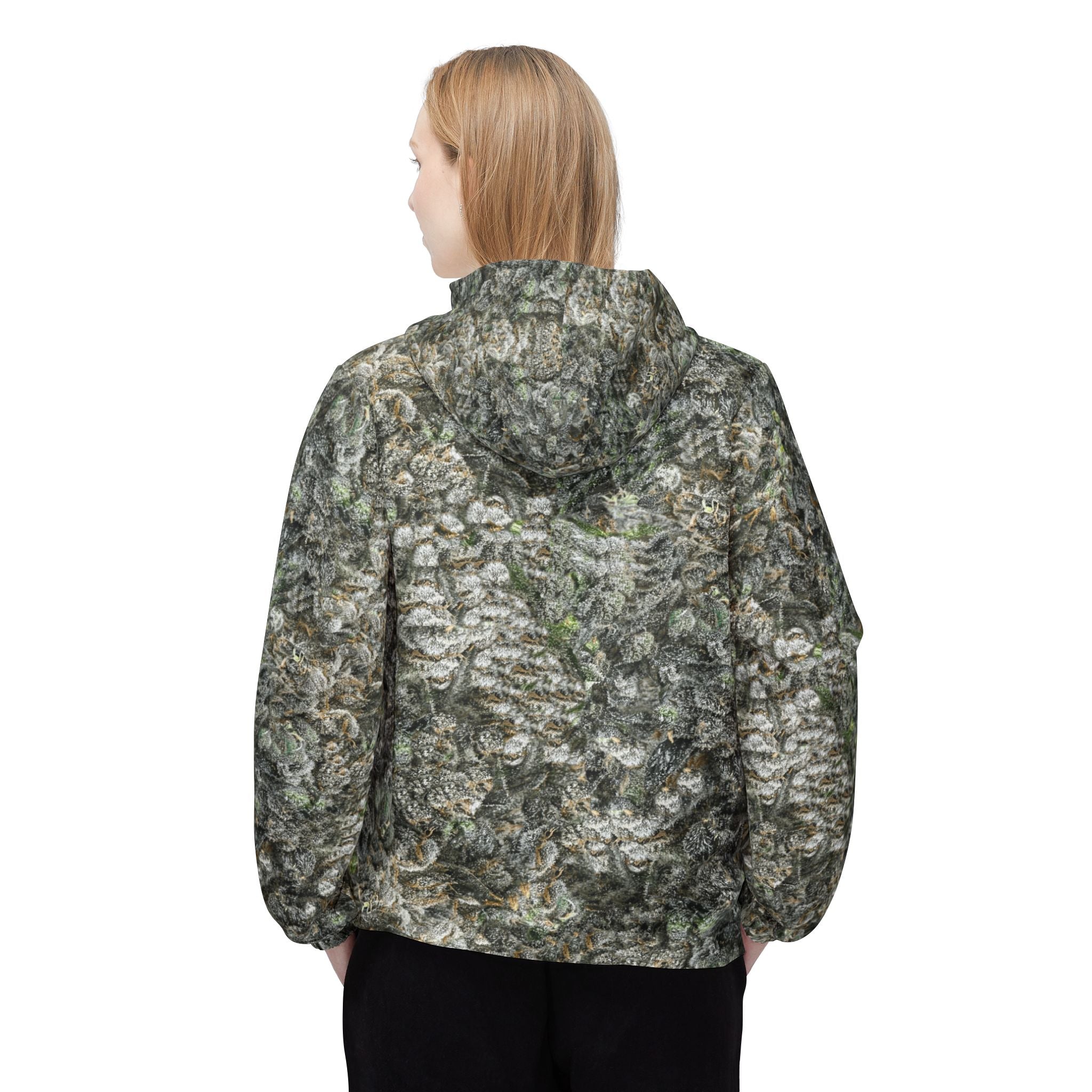 'Jakt Frost' Canna Zoom Frost Zip Windbreaker Jacket — "If Ya Know" DL Design
