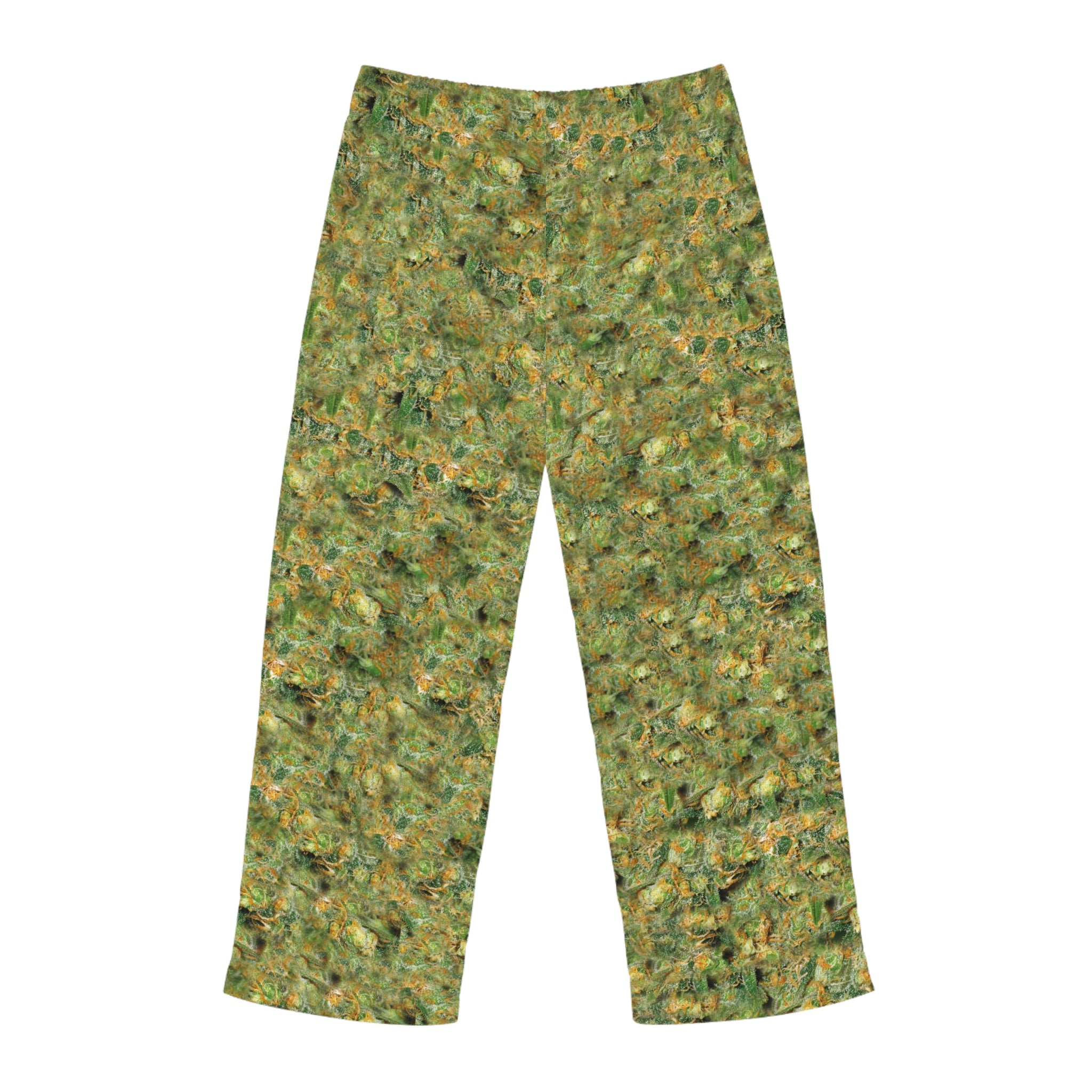 Marijuana Nug Pattern Pajama Pants — Men's Printed Lounge Pants