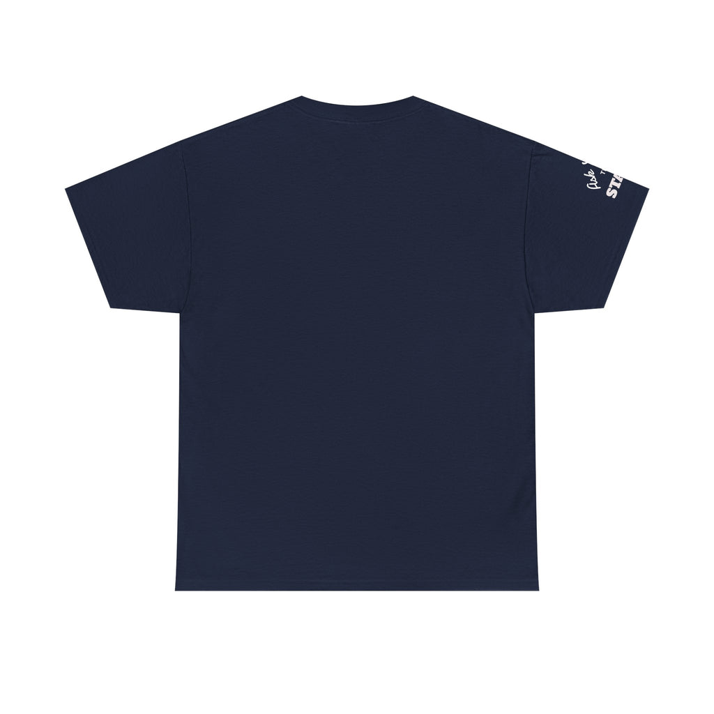 YOUR LOGO Promotions T-Shirt — Double Imprint Tee for staff or customers