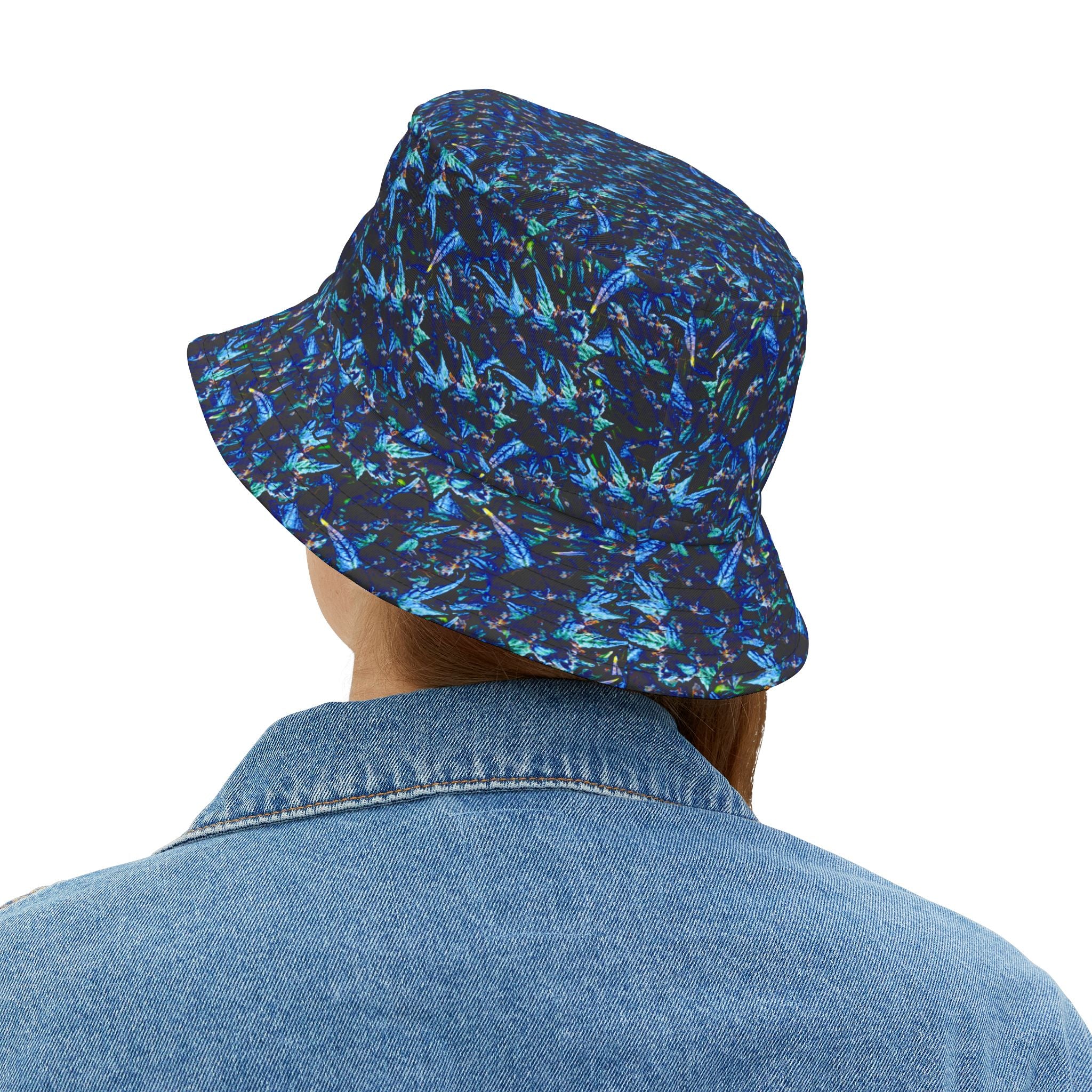 "Bahloo" Canna Camo Bucket Hat — Subtle 'If Ya Know'  DL Leaf Design