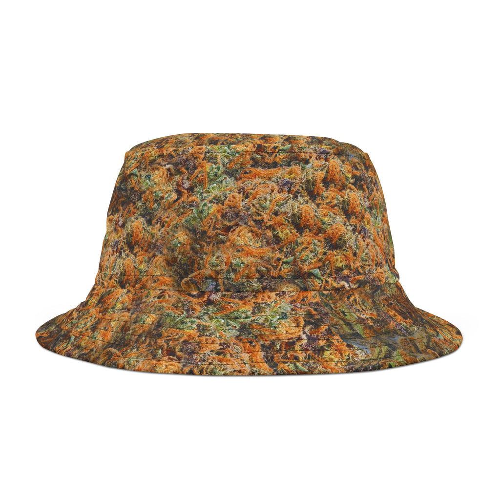 "Orange-A-Tang" Canna Zoom Frost Bucket Hat — 'If Ya Know' Hairy DL Design