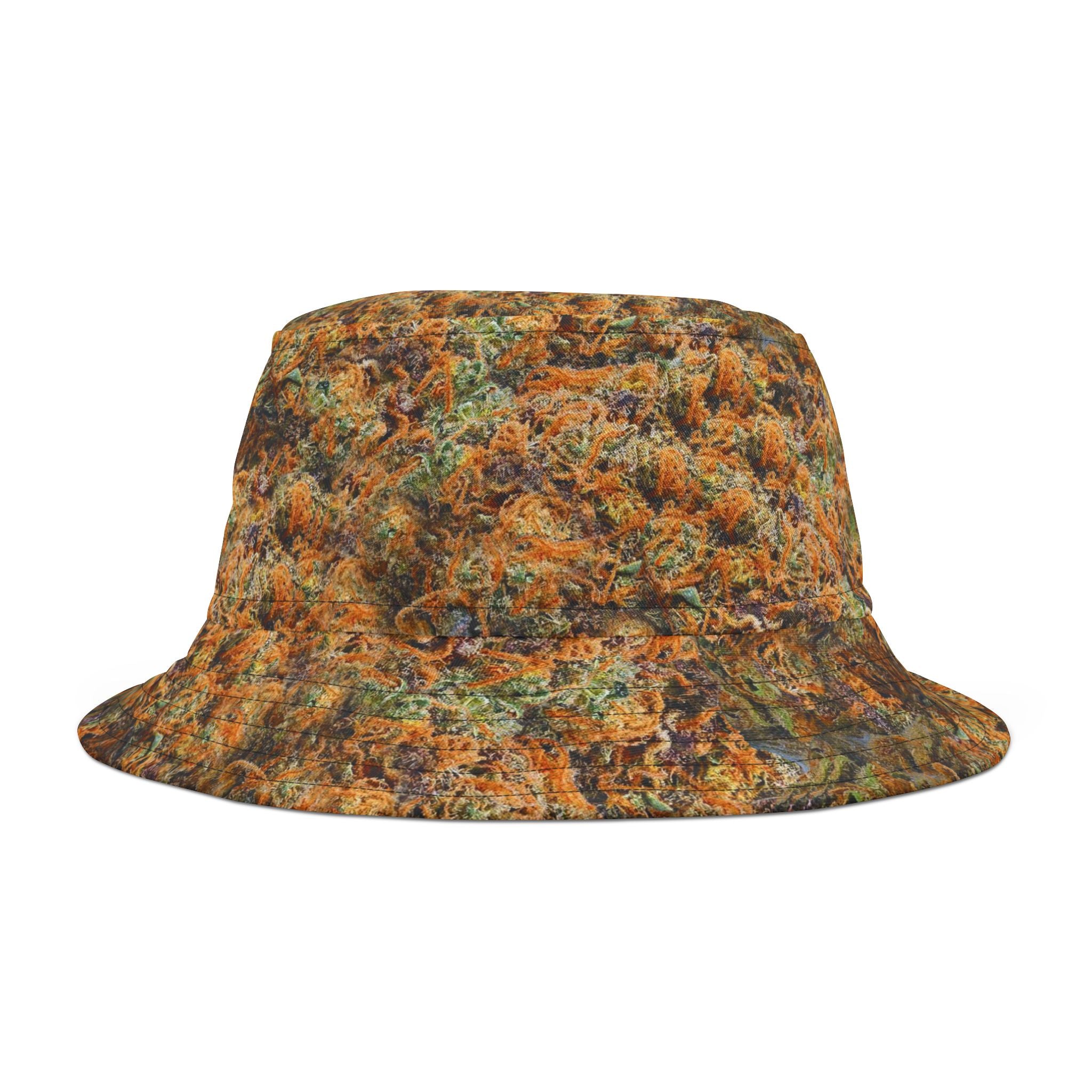 "Orange-A-Tang" Canna Zoom Frost Bucket Hat — 'If Ya Know' Hairy DL Design