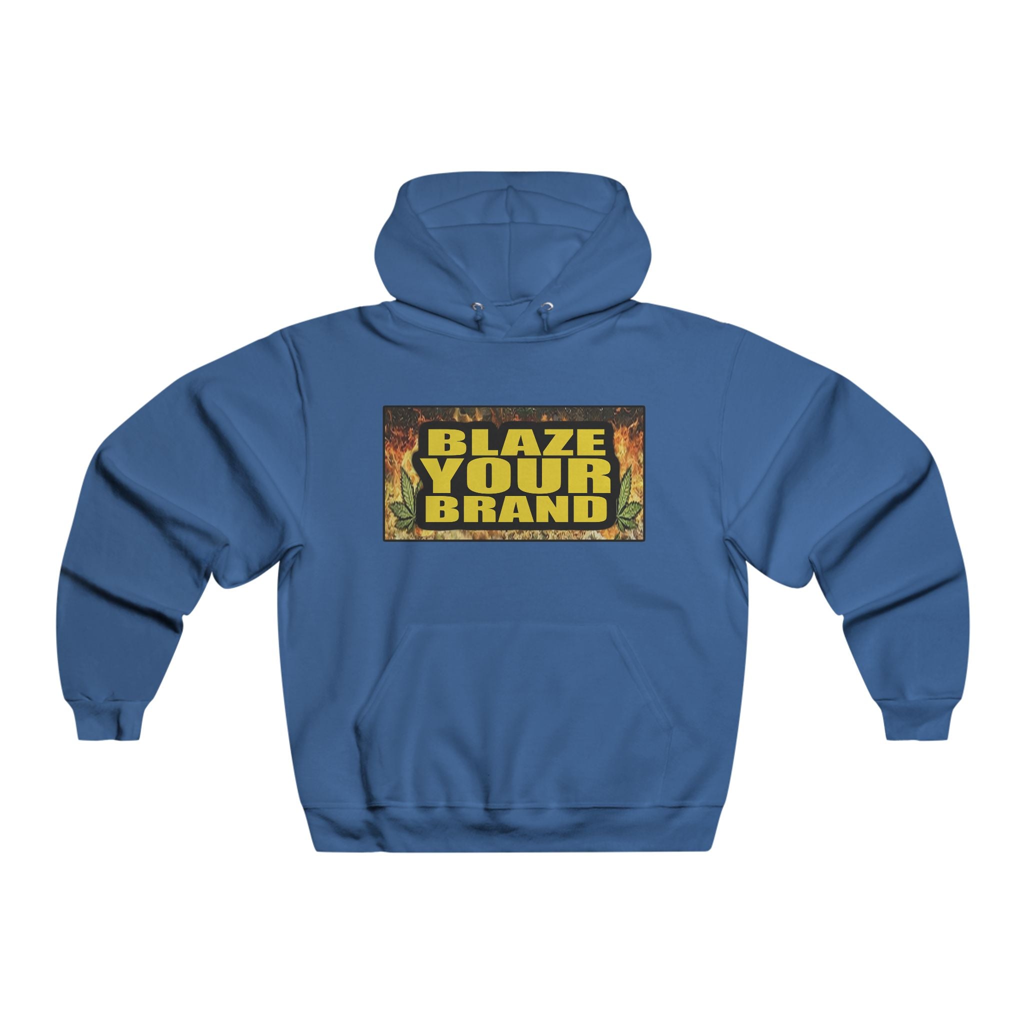 Blaze Your Brand Hoodie — Bold Graphic Logo Pullover for Creators