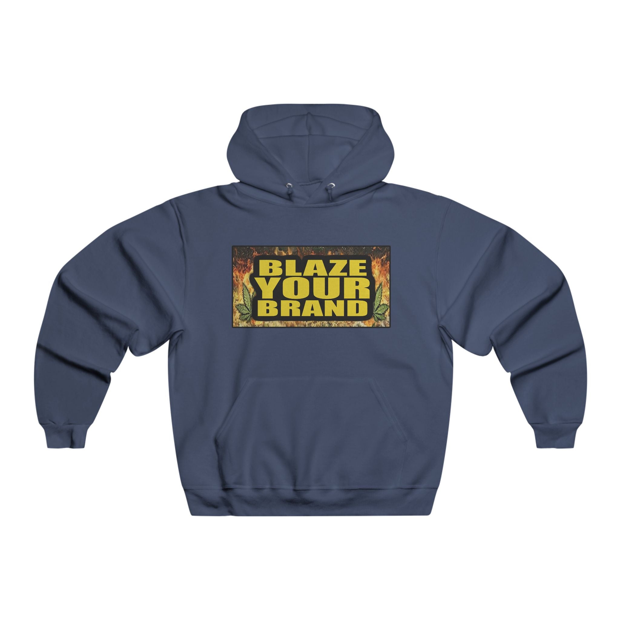 Blaze Your Brand Hoodie — Bold Graphic Logo Pullover for Creators