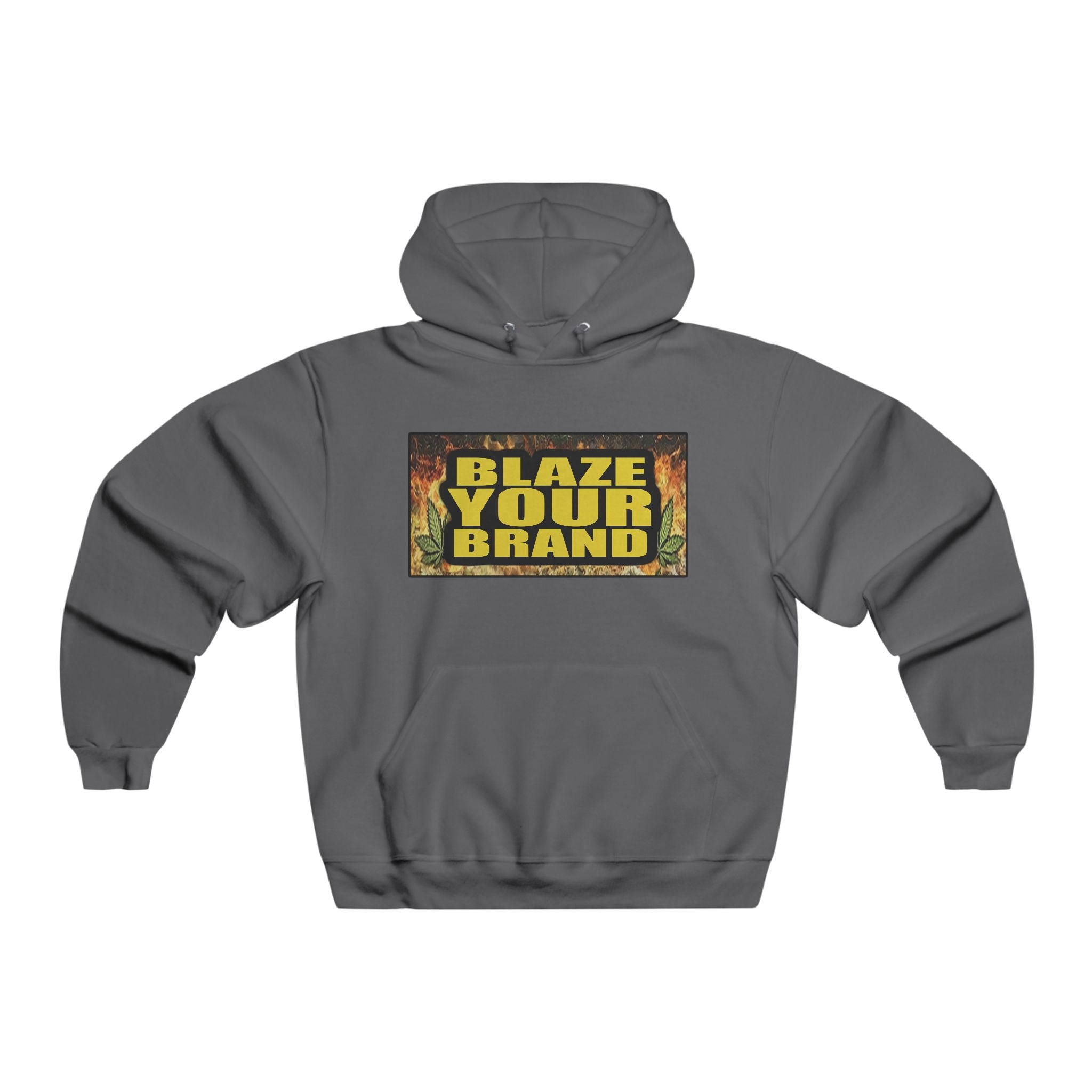 Blaze Your Brand Hoodie — Bold Graphic Logo Pullover for Creators