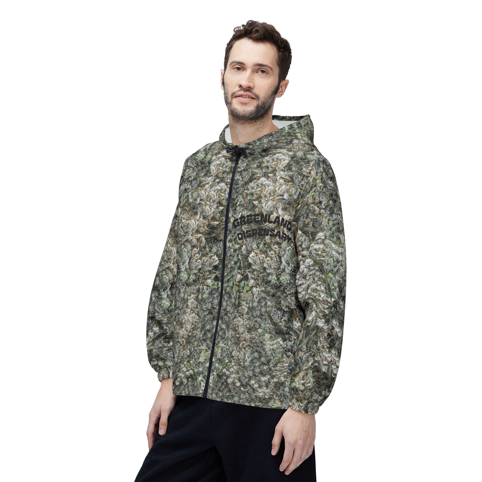 'Jakt Frost' Canna Zoom Frost Zip Windbreaker Jacket — "If Ya Know" DL Design
