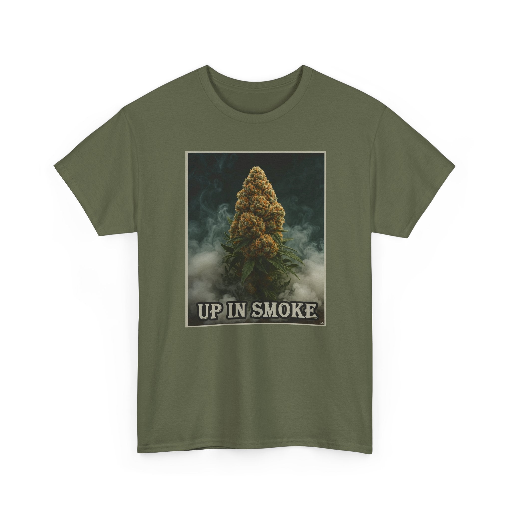 "Up In Smoke" Monster Red Haired Cannabis Tree — Xpress Design Tee