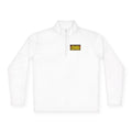Quarter-Zip Pullover — 'Stay Golden' Retro Patch Chest NAME DROP OR Logo