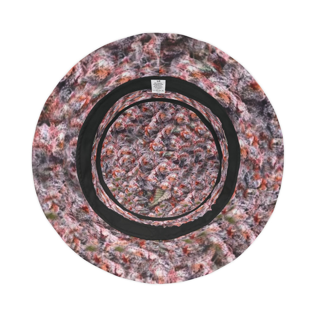 "Think Pink" Canna Zoom Frost Bucket Hat — 'If Ya Know" DL Design