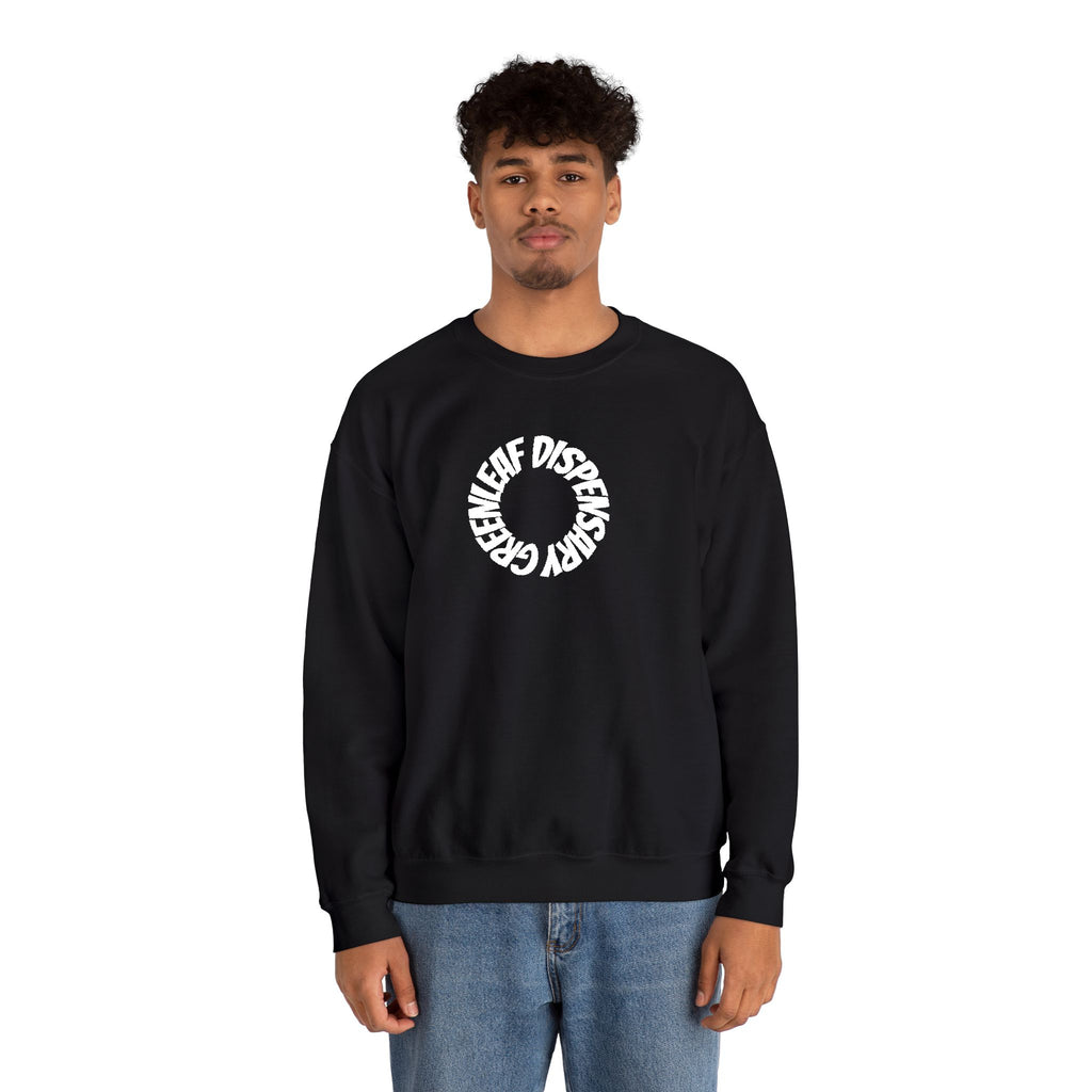 Crewneck Sweatshirt — 'Beach Days' Circular Graphic Pullover