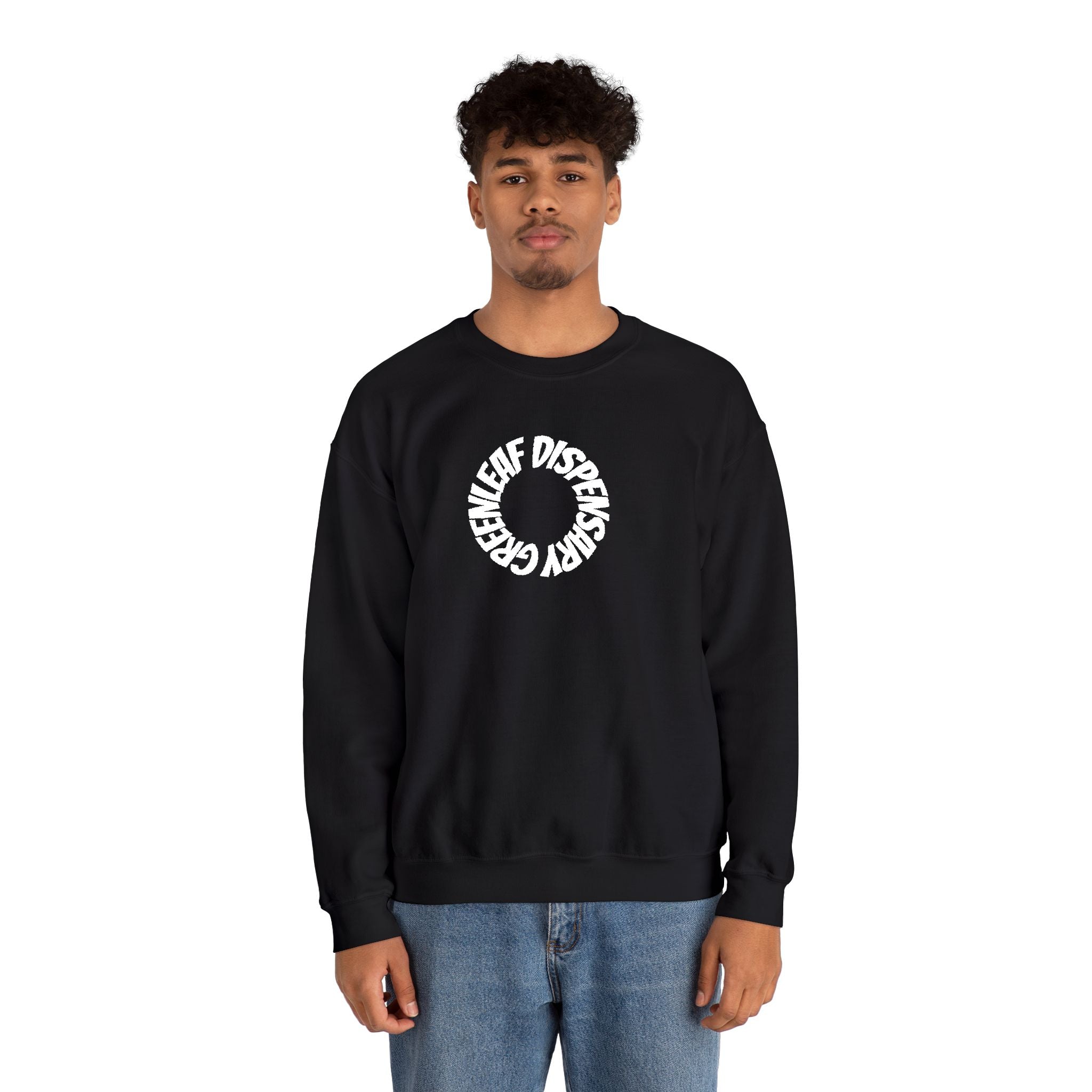 Crewneck Sweatshirt — 'Beach Days' Circular Graphic Pullover