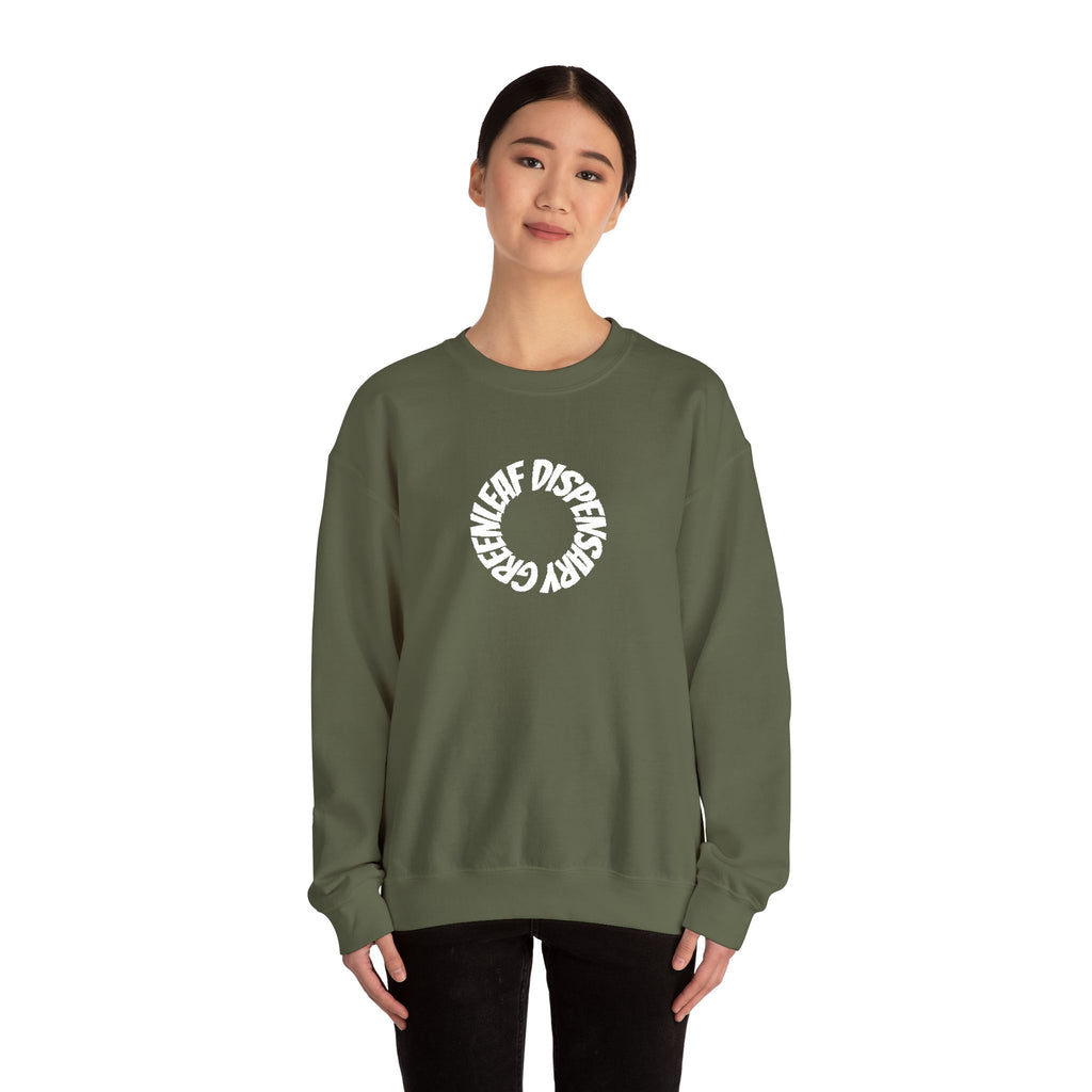 Crewneck Sweatshirt — 'Beach Days' Circular Graphic Pullover
