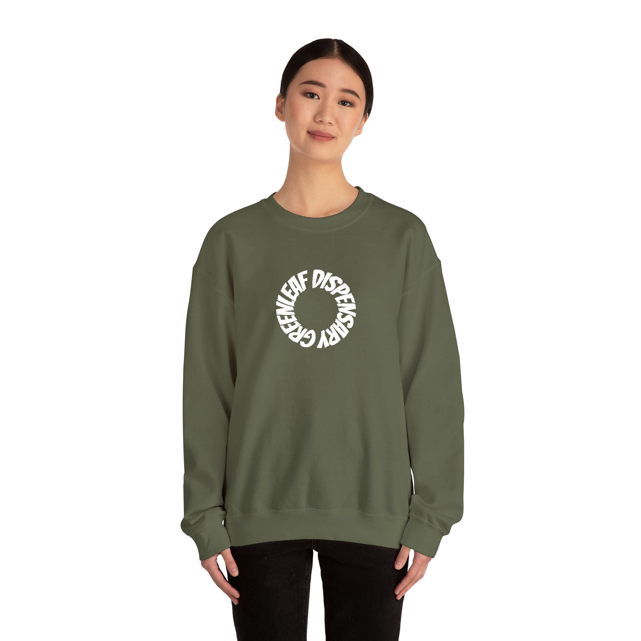 Crewneck Sweatshirt — 'Beach Days' Circular Graphic Pullover