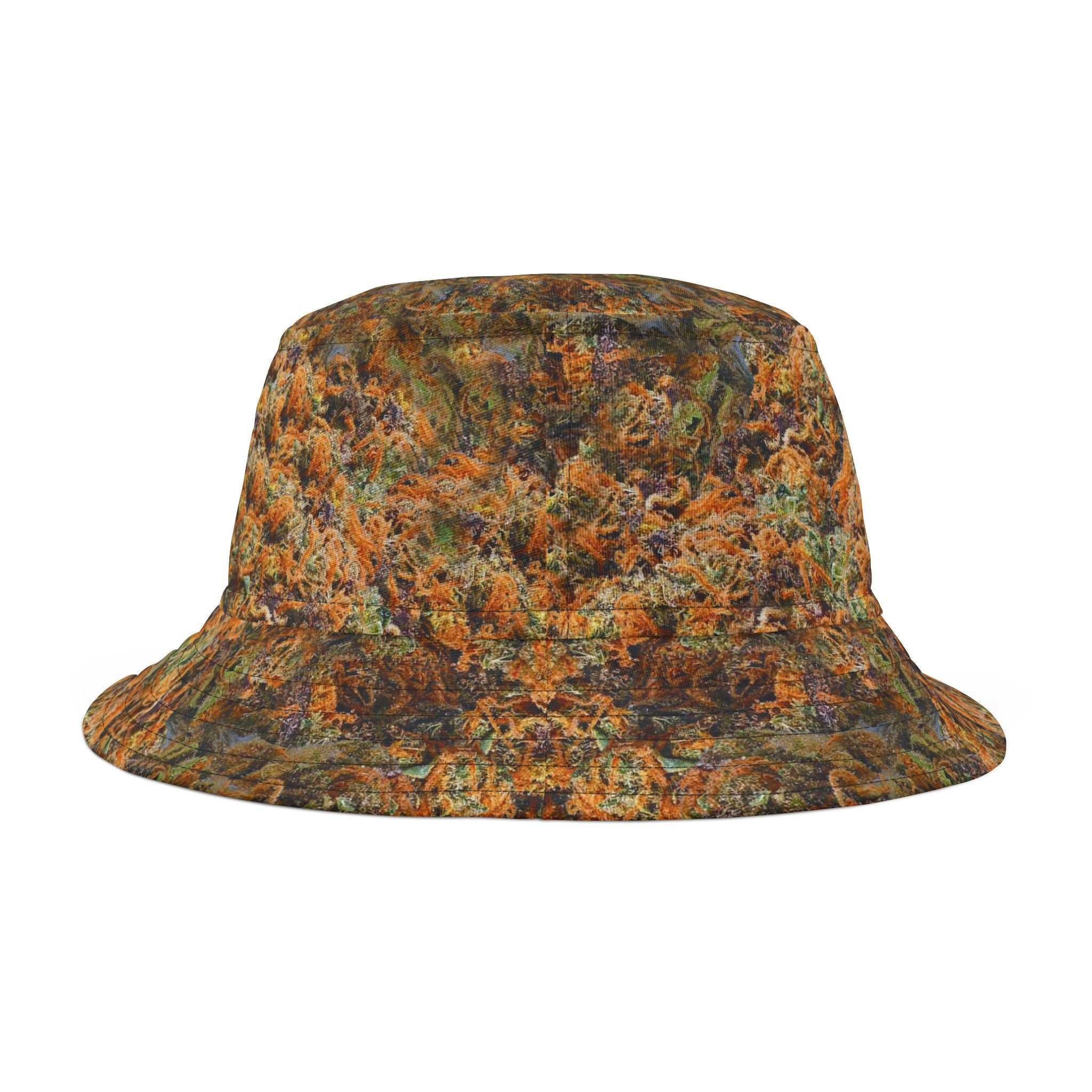 "Orange-A-Tang" Canna Zoom Frost Bucket Hat — 'If Ya Know' Hairy DL Design