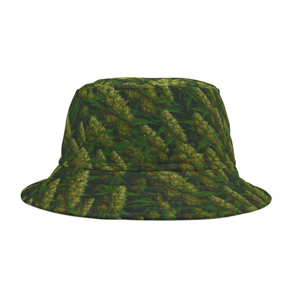 "Field of Dreams" Bucket Hat —Blooming Marijuana Plant Print