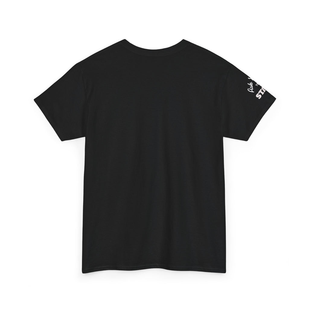 YOUR LOGO Promotions T-Shirt — Double Imprint Tee for staff or customers
