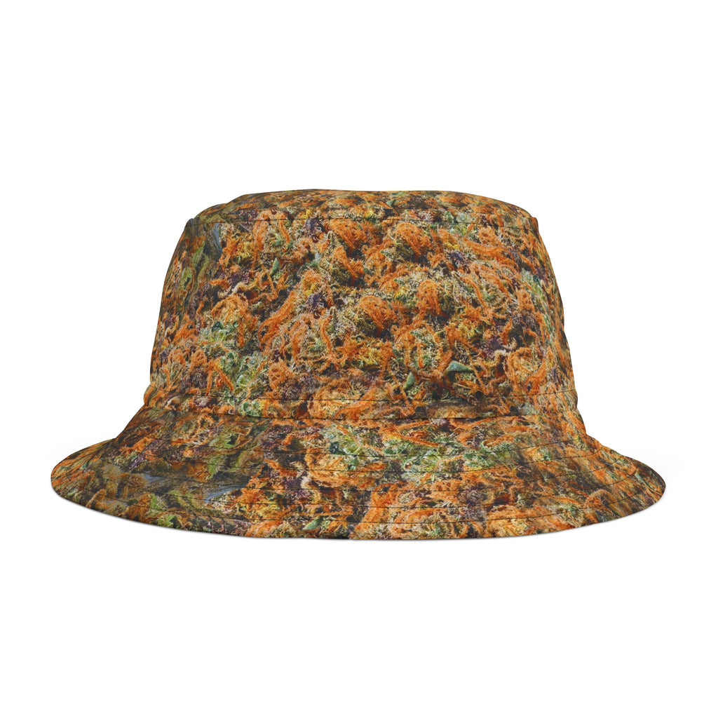 "Orange-A-Tang" Canna Zoom Frost Bucket Hat — 'If Ya Know' Hairy DL Design