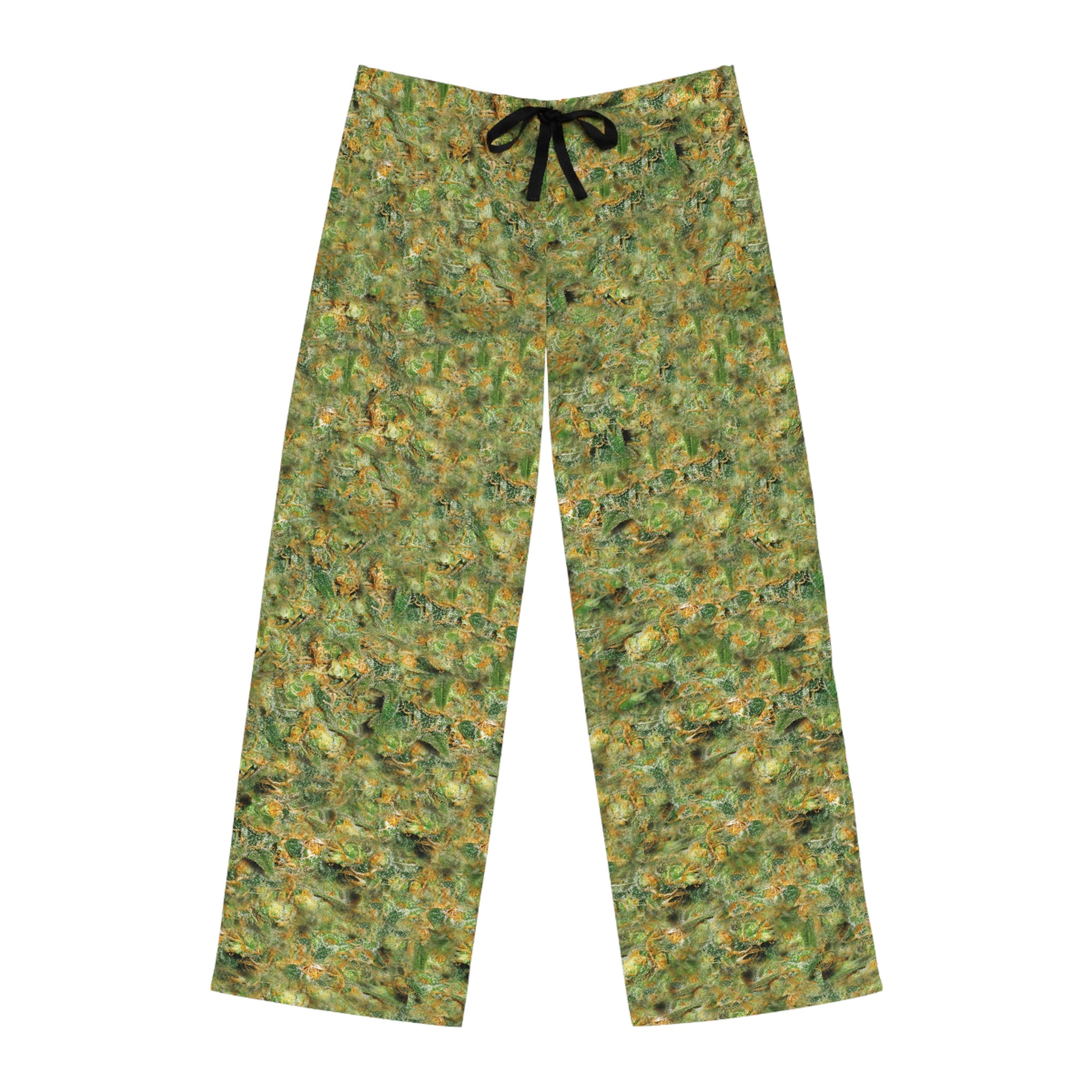 Marijuana Nug Pattern Pajama Pants — Men's Printed Lounge Pants