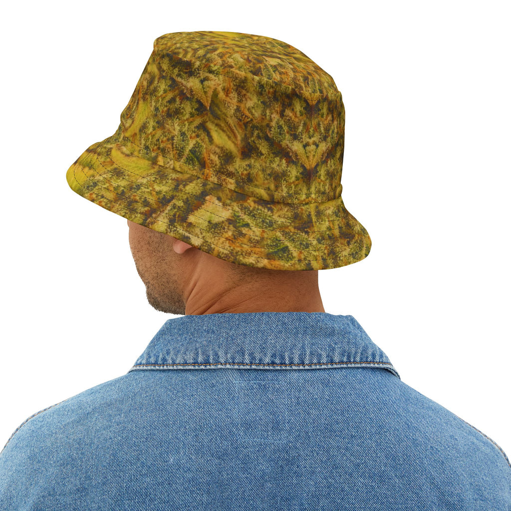 "Yellow Yo" Canna Zoom Frost Bucket Hat — 'If Ya Know'  Design